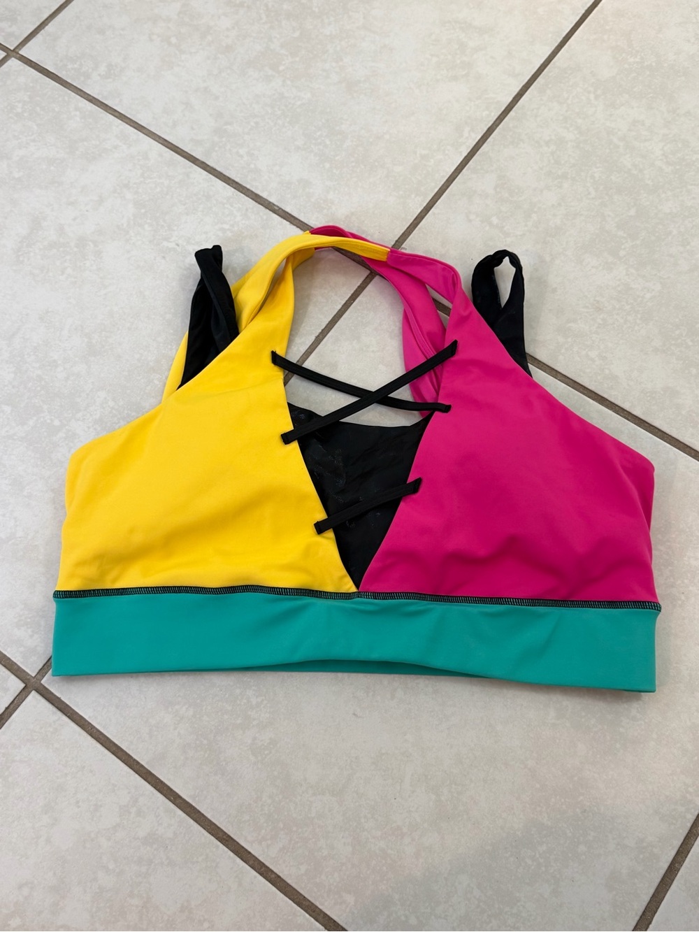 **Rare** Crowned Athletics Pumpkin Queen Bra
